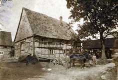 Webers Elternhaus um 1905