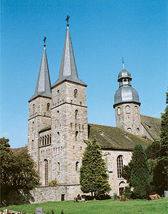 Ehemalige Abtei Marienmünster Ruhesitz der Schwiegereltern Webers